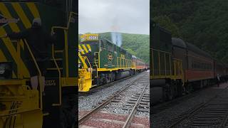 RBMN GP382 starting up at Jim Thorpe PA 5282022 [upl. by Yelbmik]