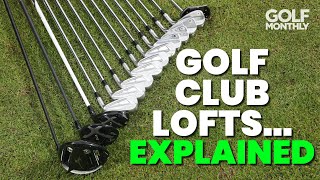 GOLF CLUB LOFTS EXPLAINED [upl. by Auka]