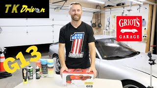 Griots Garage G13 Mini LongThrow Polisher UnboxingReview [upl. by Nnaeitak]