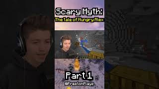 Minecraft Scary Myth Hungry Alex 🍔 Part 1 prestonplayz minecraft videogames myths scary [upl. by Bully]