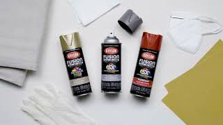 How To Spray Paint Metal Wood and Plastic With Krylon® [upl. by Lomasi]