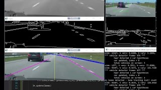 Road Lane Detection OpenCV C [upl. by Nnyla]