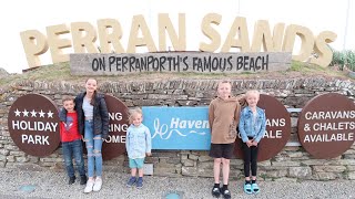 Surprising the kids  Haven Perran Sands Cornwall [upl. by Neerom539]