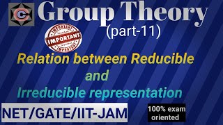 Relation between Reducible amp Irreducible Representation [upl. by Georglana]