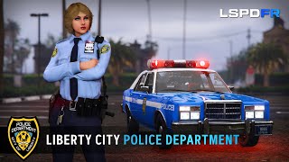 LCPD NYPD Retro  Officer Stabbed at the Car Dealership  GTA5 LSPDFR [upl. by Alyt160]