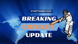 Live Cricket Updates 27 September 2024  Live Matches Updates [upl. by Ube]