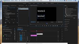 Efecto de máscara con textos en premiere [upl. by Ardnaxela114]