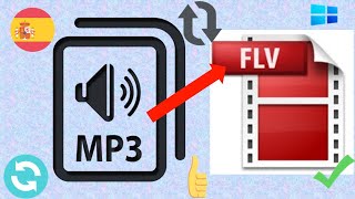 Cómo convertir un MP3 a Video FLV con una imagen ➡️ sin programas fácil y rápido [upl. by Liesa]