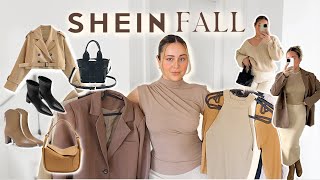 SHEIN FALL CLOTHING HAUL 2023  Everyday Work amp Thanksgiving Outfit Ideas Wardrobe Basics [upl. by Bower872]