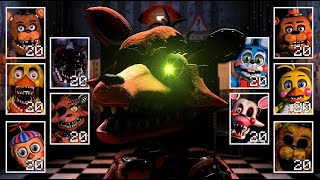 FNaF 2  1020 Mode in the Xbox Port [upl. by Matuag868]