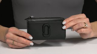 Marc Jacobs The Leather J Marc Top Zip Multi Wallet SKU 9963334 [upl. by Mayworm507]