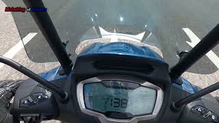 piaggio beverly 300 HPe top speed amp acceleration 2021 2022 [upl. by Gaut819]