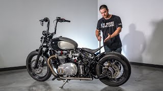 Triumph Bonneville Bobber  A Factory Bobber [upl. by Sweyn]