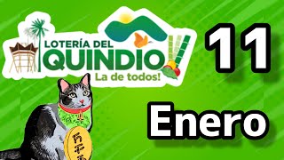 Resultado LOTERIA DEL QUINDIO Jueves 11 de Enero de 2024 [upl. by Garik]