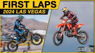 First Laps  2024 SuperMotocross World Championship Finals [upl. by Loralee]