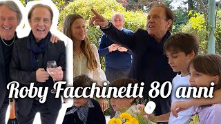 Roby Facchinetti compie ottant’anni “festa a sorpresa” [upl. by Atiuqal]