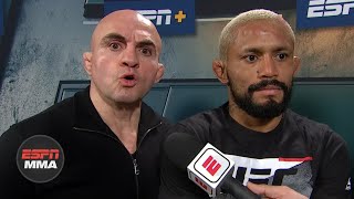 Deiveson Figueiredo manager recap Benavidez TKO win  UFC Fight Night Post Show  ESPN MMA [upl. by Akerehs848]