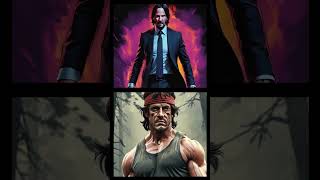 John Wick vs Rambo rambo johnwick johnwick4 [upl. by Han]