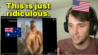 AUSTRALIAS MOST RIPPED KANGAROO quotRoger the Rooquot American reaction [upl. by Conan]