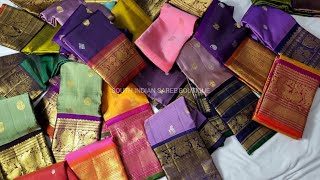 Gadwal pattu sarees with kanchi borders partywear gadwalsilk gadwalpattusarees puresilk saree [upl. by Kcired]