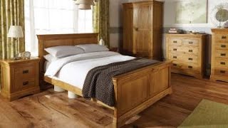 Farmhouse Country Oak Bedroom Furniture Roomset  Top Furniture [upl. by Ecirad731]