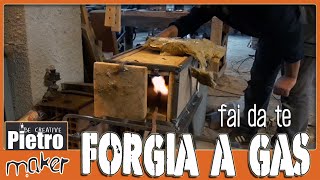 ✔️ Come Costruire una Forgia a gas per il FERRO  Fai da te [upl. by Skvorak462]