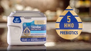 Similac® 360 Total Care® has our exclusive blend of 5 HMO prebiotics [upl. by Selrac]