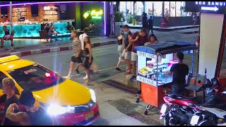 🔴 Famous quotThe Best Pancake Manquot  Chaweng  Koh Samui  Thailand  Live Street Webcam [upl. by Solahcin]