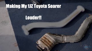 Making my 1JZ Toyota Soarer louder [upl. by Ymaj]