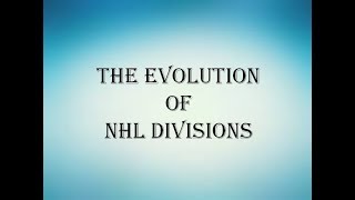 History of NHL Division and Conference Realignment [upl. by Nidnarb150]