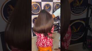 Hair smoothing shortvideo highlookbridalhairlook reelsinstagram hair hairtransformation [upl. by Rushing696]