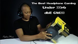 The Best Headphone Gamming Under 300rb  dbE GM200 [upl. by Nemzzaj65]