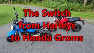 Our Switch to Honda Groms from Harleys [upl. by Fevre]