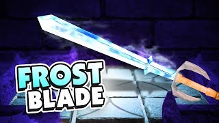 CREATING THE EPIC FROST BLADE  Fantasy Blacksmith [upl. by Kella855]