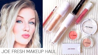 MAKEUP HAUL amp REVIEW  JOE FRESH BEAUTY [upl. by Inek]