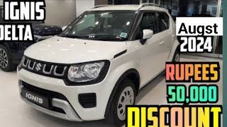 July 2024 Ignis Delta Bumper Discount Offer of Rupees 50 Thousand  Check out for more Detail 🔥 [upl. by Hyams]