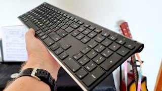 Arteck Wireless Keyboard Stainless Steel  Review amp Setup [upl. by Hansiain]