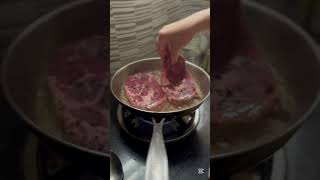 Australian Beef Scotch Fillet steak steaknight food [upl. by Aneehsal]