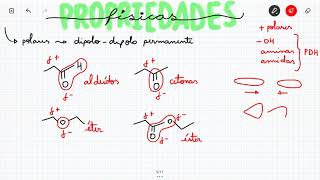 Propriedades Físicas dos Compostos Orgânicos  Aula 7  Forças Intermoleculares part3 [upl. by Ordisy]