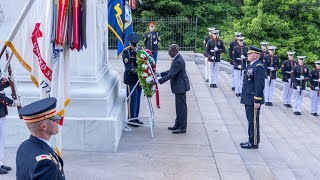 President Ruto Honors Heroes during his Momentous Visit to Arlington National CemeteryWashington DC [upl. by Gavrah]