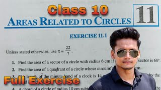 Class 10 Ex 111 Area Related to Circles NCERT RS Aggarwal Class 10 New Syllabus Rajmith [upl. by Idalina163]