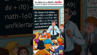 Mathelehrer entsetzt 80 werden durchfallen 😱 Die Antwort aus der letzten Reihe ist genial [upl. by Allimak223]