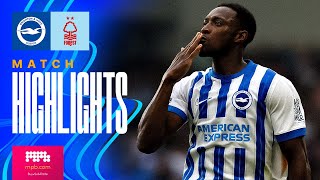 HIGHLIGHTS  Brighton v Nottingham Forest  Premier League [upl. by Lenuahs878]