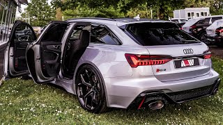 AWESOME 2024 Audi RS6 PERFORMANCE  Sound Exterior and Interior details [upl. by Ayetal]