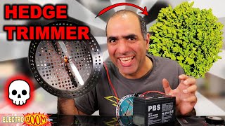 Making a Mini Hedge Trimmer Don’t DIY 💀💀💀 [upl. by Reiners803]