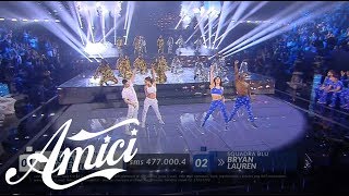 Amici 17  Squadra bianca Vs Squadra blu  Battle di ballo  V serale [upl. by Anirac]