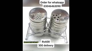 2 x Spice Jar 1 x Stand onlinesallerallpakistan followwme [upl. by Ennaylloh744]