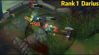 Rank 1 Darius He Makes Master Aatrox Look Like AI [upl. by Aslam]