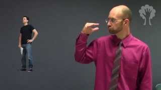 Describing a Person  Example  ASL  American Sign Language [upl. by Rehpatsirhc60]