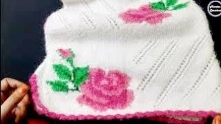 How to make woolen top at home Woolen top design for girls Knitting kurti design for girls [upl. by Lipcombe26]